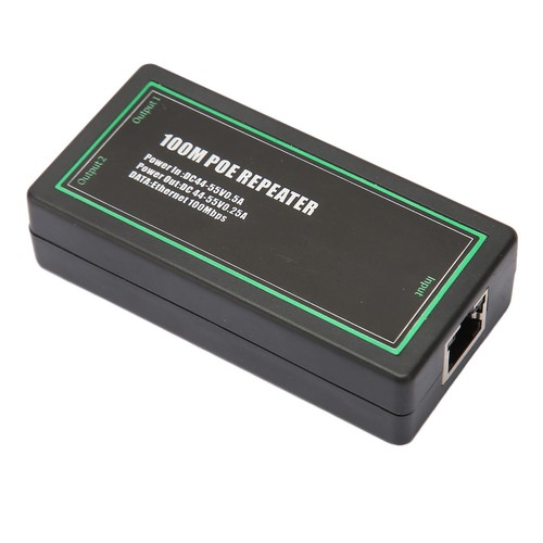 POE Extender Standard Gigabit Monitoring Signal Repeater Splitter NEW