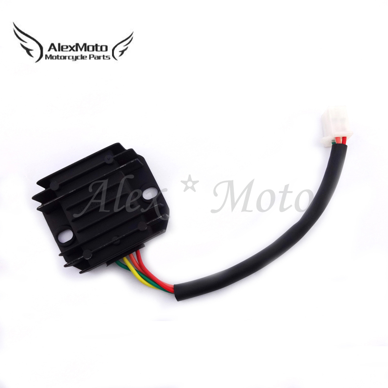 4-wire Voltage Regulator For GY6 150cc & CG 125cc-250cc ATV, Dirt Bike Go Kart Moped Scooter P 863
