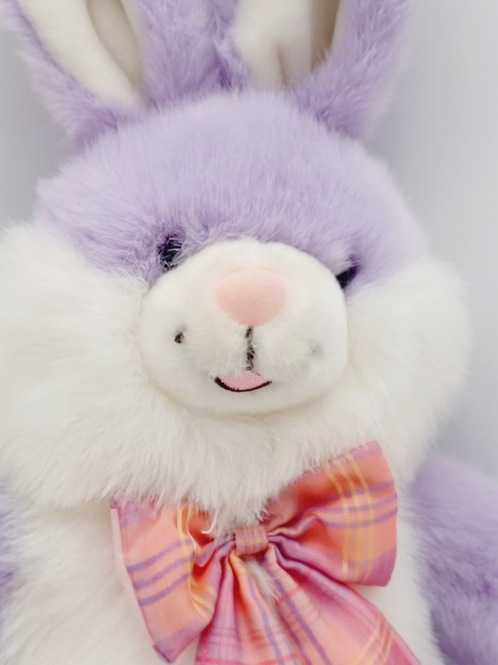 Purple Rabbit Plush 17in Bunny Rabbit 1999 Kids of America Stuffed ...