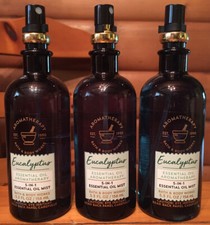Lot 3 Bath  Body Works Aromatherapy EUCALYPTUS 5-in-1 Essential Oil Mist 5.3 oz