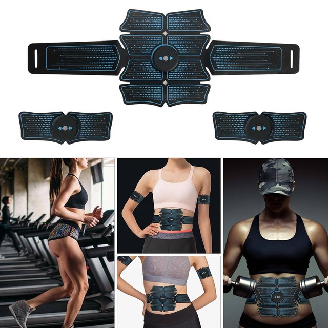 Ailida EMS ABS Trainer AB Belt Abdominal Muscles Toner Body Fit Toning