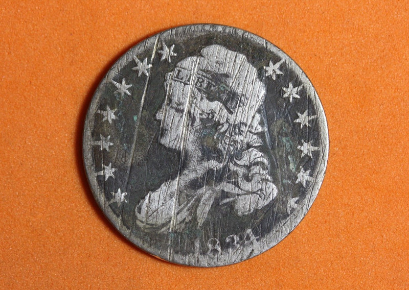 1834- Capped Bust Half Dollar 50c #P13803