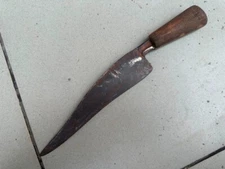 1800's Antique Old Steel Blade Wooden Handle Dagger Knife Khanjar Sword