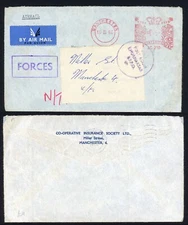 Aden 1966 Forces Air Mail Cover to the UK