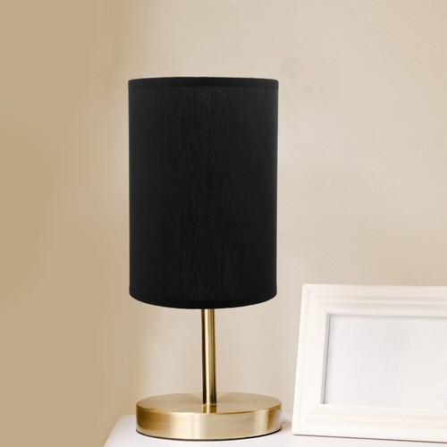 Living Room Light Black Cylinder Lampshade Round Decorative Child