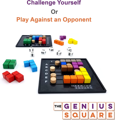 The Genius Square – Game of the Year Award Winner! 60000+ Solutions STEM Puzzle - Picture 4 of 12