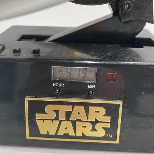 Star Wars Naboo Starfighter Digital Alarm Clock 1999 Episode I Vintage R2-D2 Wor - Afbeelding 2 van 8