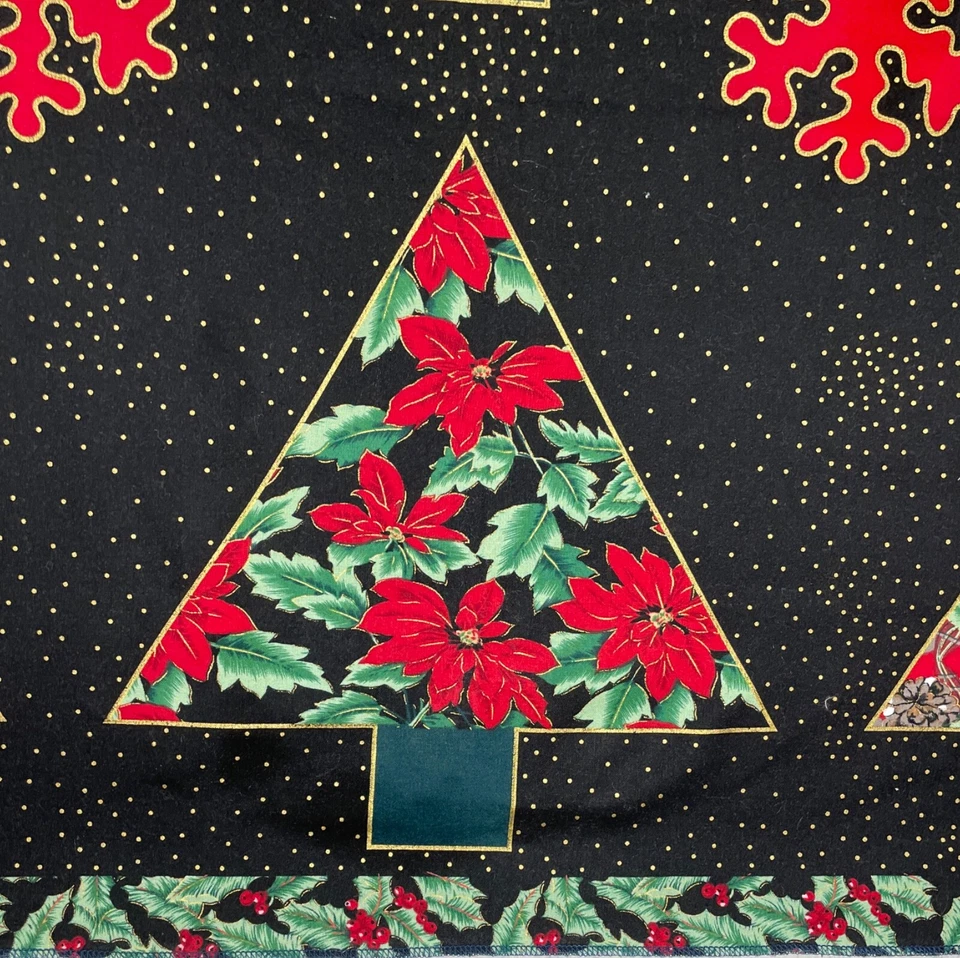 Woodland Beautys Navidad 1993 Clothworld 28" X 44" Panel 100% Algodón Foto 3 de 4