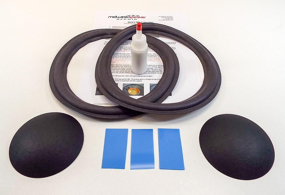 JBL 125A 10-Inch Woofer DIY Refoam Repair Kit with Free Shipping