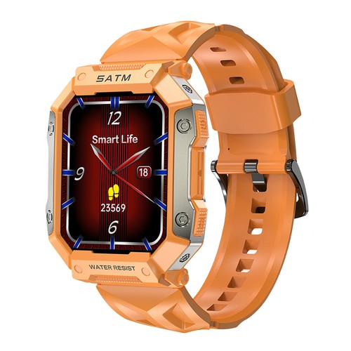 Military Smart Watch Rugged Tactical Fitness Tracker for Men(Answer/Make Calls) - Zdjęcie 17 z 18