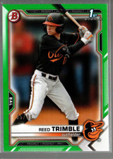 2021 Bowman Draft Green #BD144 Reed Trimble /99