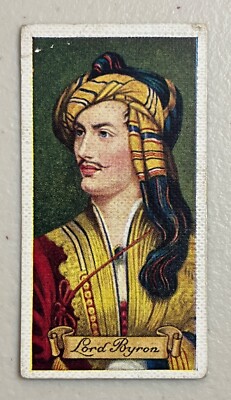 1935 Carreras Celebrities of British History #42 Lord Byron (1788-1824) (A)