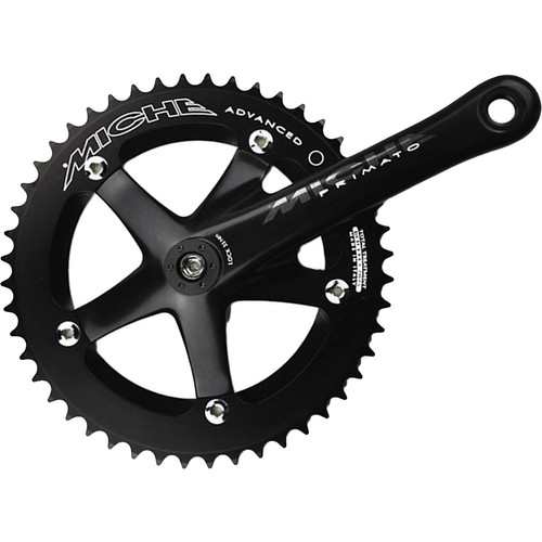 Miche Primato Advanced Track Chainsets 50T 172.5mm Bike Bicycle Black 1 Piece - Picture 2 of 8