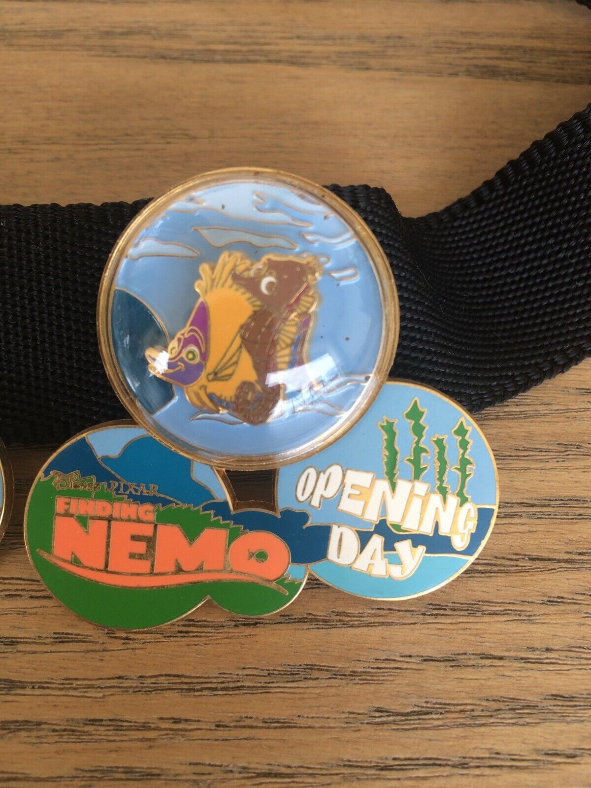 Disney Cruise Line - Limited Ed Finding Nemo Opening Day Collection 5 Pins 2003 Laatste baan, HOT