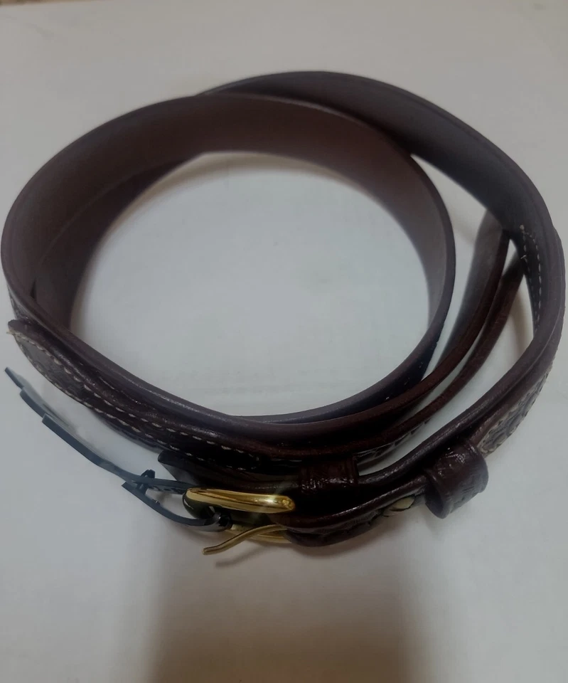 #53S тройной K кожаный ремень рейнджера ореховое масло 48» или 52» 1 1/4» США сделано новый - Изображение 2 из 3