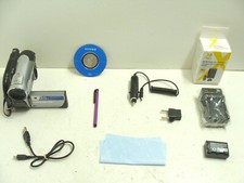 Sony HandyCam DCR-DVD308 Mini DVD Hybrid Camcorder 25x Optical Zoom Loose Hinge