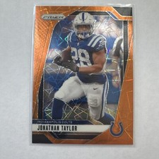 2024 Panini Prizm Jonathan Taylor Orange Lazer -#122 Colts SP