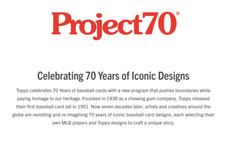 Topps Project 70 Baseball - Pick from List