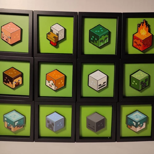 Official Minecraft Mystery Series 1 and 2 Enamel FigPin Minis: You Choose