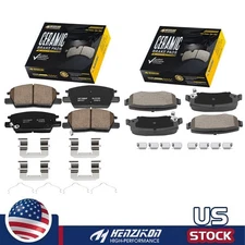 Complete 8-PC Ceramic Brake Kit - Fits Chevy Malibu 2016-2019 & Buick LaCrosse