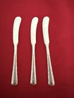 Towle Sterling Silver Candlelight  5 7/8"  Flat handle butter spreader, mono (3)