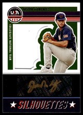 2023 Panini Stars & Stripes JOSEPH GONZALEZ GOLD SILHOUETTES JERSEY AUTO 27/90