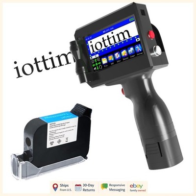 Versatile Handheld Printer for Quick Dry Ink on Plastic, Stone, and Cartons