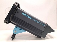 Broncolor Minipuls C40 300W 600 Joule Halogen Studio Flash Unit Tested