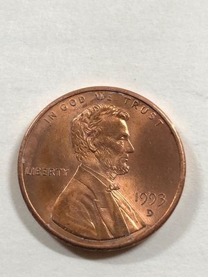 1993-D Penny RD Close AM Lincoln Cent, very clean good looking. #P720