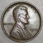 1909 VDB Lincoln Wheat Cent XF Philadelphia First Year Issue Brenner Initials
