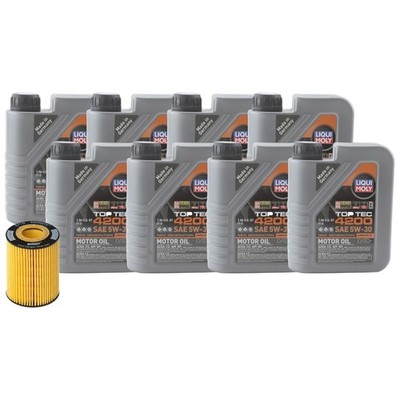 8L Liqui Moly TopTec 4200 5W30 Hengst Engine Oil Change Kit for X166 GL350 ML350