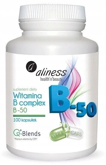 Aliness, Vitamin B-Komplex B-50 100 Kapseln B50 / Stressnervensystem - Bild 1 von 1