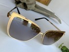 DIFF Eyewear Grace Cat Eye Sonnenbrille goldfarbenes Gestell bernsteinfarbene Gläser cool schick Sonnenbrillen