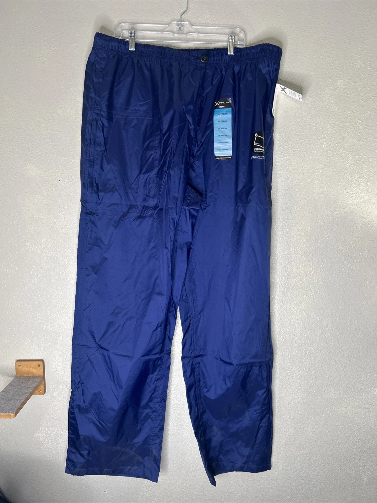 Arctix Men's Storm Rain Long Pant Charcoal XX Large 36L 44-46 Waist Blue NWT