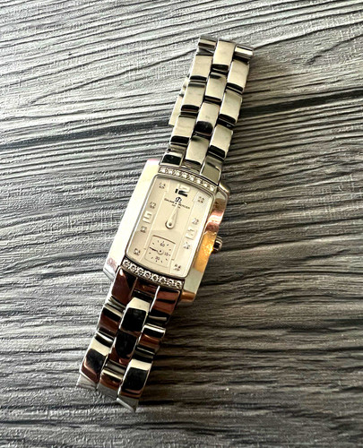 Baume & Mercier Hampton Women's Quartz Diamond Bezel Silver Dial Bracelet Watch
