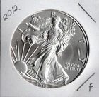 2012 American Silver Eagle 1oz Bullion Coin Brilliant and Uncirculated