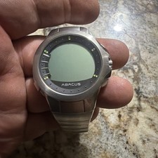Vintage Abacus Smart Watch 2006, a Microsoft MSN Direct SPOT watch UNTESTED    