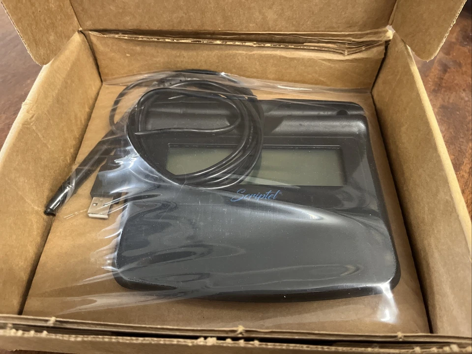 Almohadilla de captura Scriptel ST1570 Signature 1x5 LCD retroiluminada Proscript Foto 3 de 4