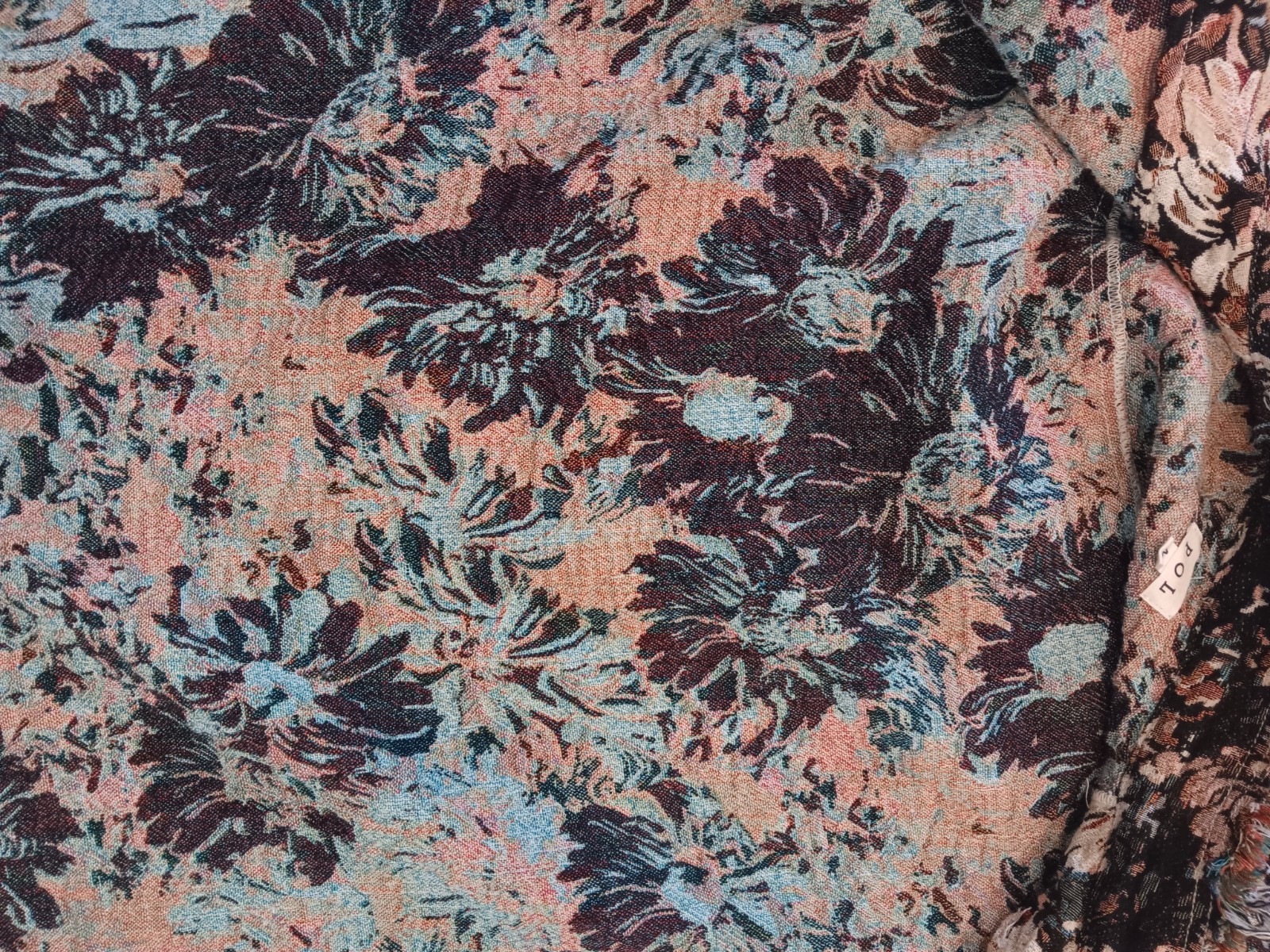 POL Patchwork Jacket Boho Indie Grandma Wallpaper… - image 13