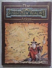 The Forgotten Realms Atlas D&D 2E Dungeons & Dragons 2nd edition SC RPG