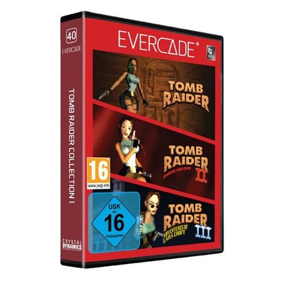 Blaze Evercade Catridge 40 Tomb Raider Collection 1 inkl Teil 1, 2 und 3 NEU&OVP
