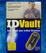 Guard ID Vault 2008 Encrypt  Secure Passwords Safeguard Online Phishing - NEW