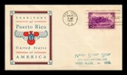 US COVER PUERTO RICO TERRITORY FIRST DAY ISSUE SCOTT 801 LINPRINT CACHET