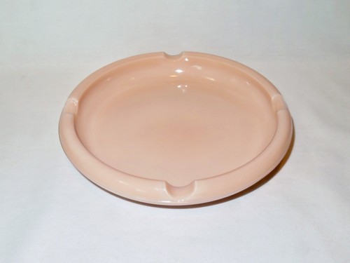 Vintage Fire King ? Roseite Pink Ashtray 8” - Excellent