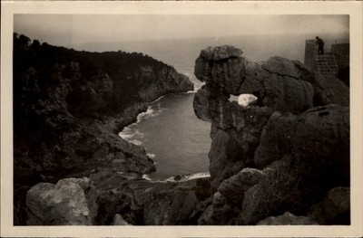 RPPC Cala Deia Mallorca Spain vintage postcard c979