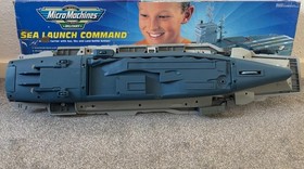Galoob Micro Machines Military Sea Launch Command Aircraft Carrier In Box 1998