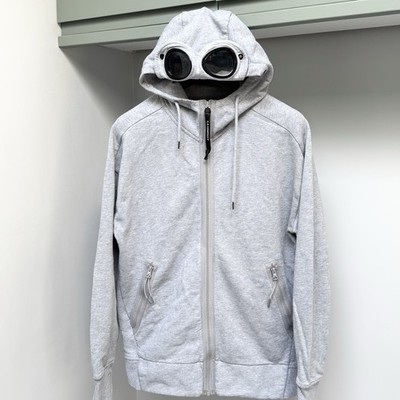 CP Company Hoodie Sweatshirt Pullover Herren Medium Grey Goggle ptp21  UVP 300£
