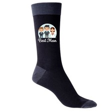 Der Trauzeuge Herren schwarz Socken Hochzeit Geschenk Junggesellenabschied Br&auml;utigam Ideen