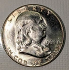 1963-P Franklin half dollar, 90% silver coin