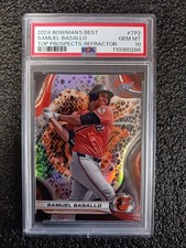 2024 Bowmans Best Samuel Basallo Top Prospects Refractor #TP2 PSA Gem 10